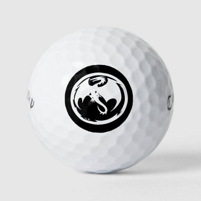 White Dragon Callaway Warbird golf balls 12 pk (Front)