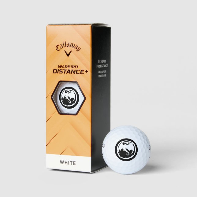 White Dragon Callaway Warbird golf balls 3 pk (Packaging)