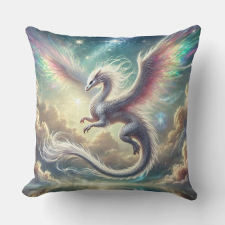 White Dragon Cushion