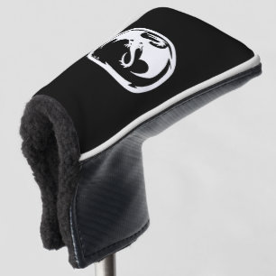 White Dragon golf club putter head cover