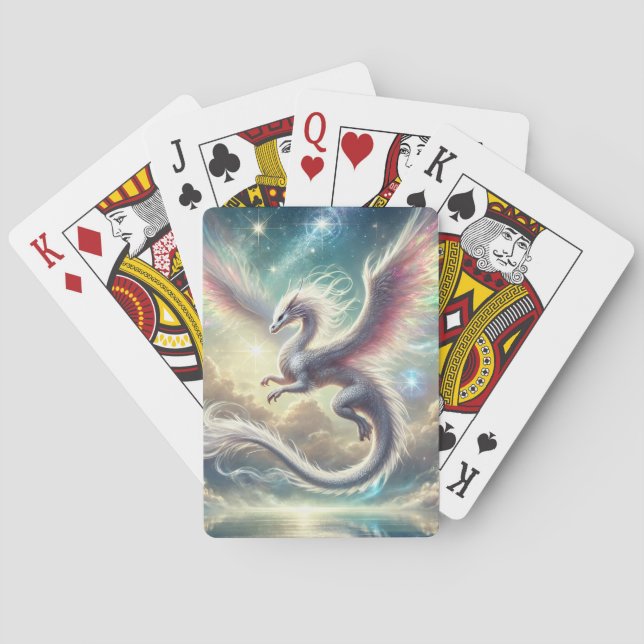 White Dragon Playing Cards (Back)