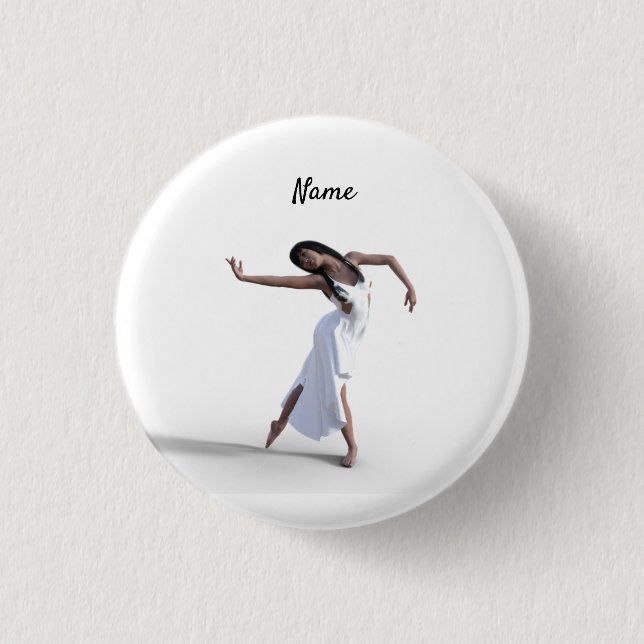 White Dress Dancer Thunder_Cove   3 Cm Round Badge (Front)