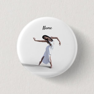 White Dress Dancer Thunder_Cove 3 Cm Round Badge