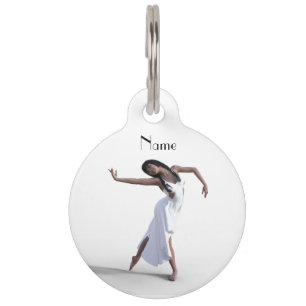 White Dress Dancer Thunder_Cove Pet Tag