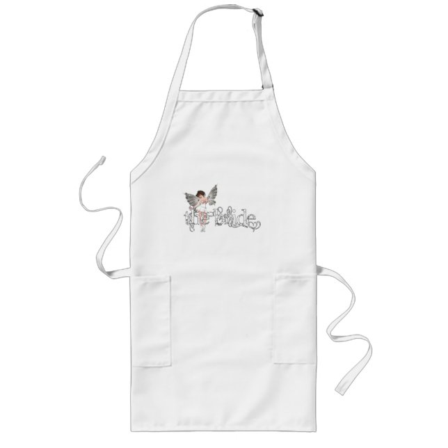 White Dress Fairy Original - The Bride Long Apron (Front)