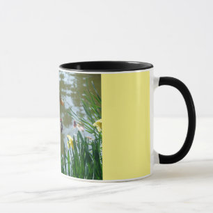 White Duck In Daffodils Mug