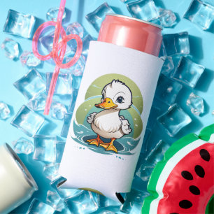 white-duck seltzer can cooler