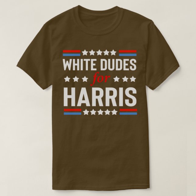 White Dudes For Kamala  4 T-Shirt (Design Front)