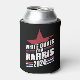 White Dudes For Kamala Harris 2024 Can Cooler