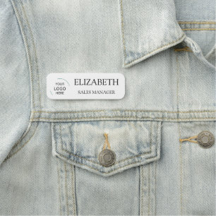 White Durable Name Tags for Clothing