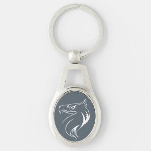 White eagle key ring