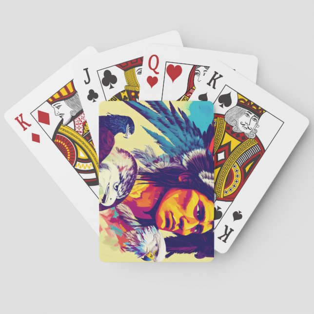 White Eagle Playing Cards (Back)