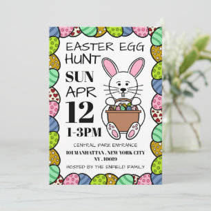 White Easter Bunny, Easter Egg Hunt Announcement