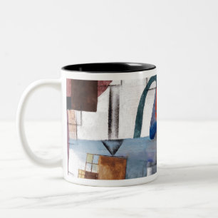White Easter II by Ogawa Kazumasa Two-Tone Coffee Mug