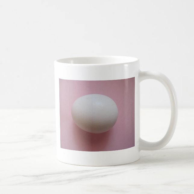 White Egg Coffee Mug (Right)