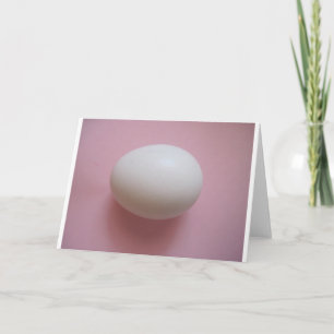 White Egg Holiday Card