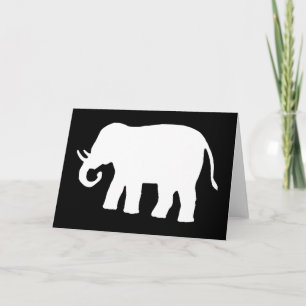White Elephant Card