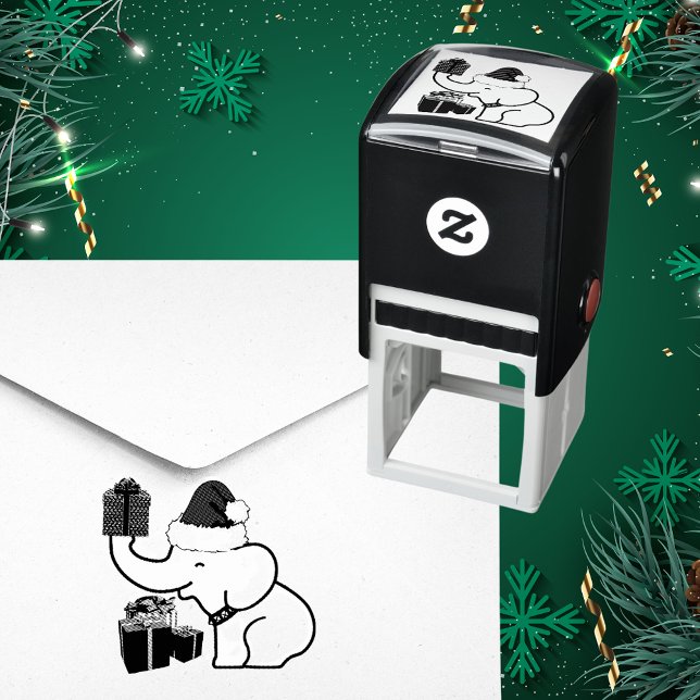 White Elephant Christmas Family Self-inking Stamp (White Elephant Christmas Family Self-inking Stamp)