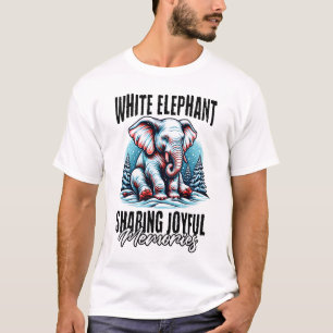 White Elephant Christmas Memories Winter Snow T-Shirt