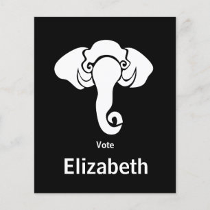 White Elephant  Family Home Address Republican  Flyer