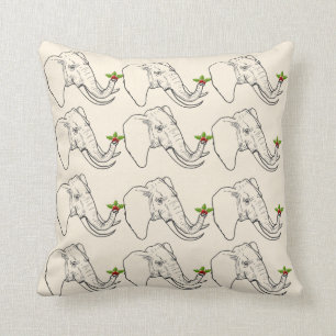 White elephant gift (humour) cushion