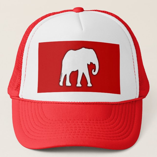 White Elephant Gift Trucker Hat (Front)