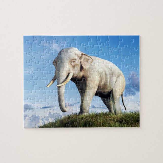 White Elephant Jigsaw Puzzle (Horizontal)