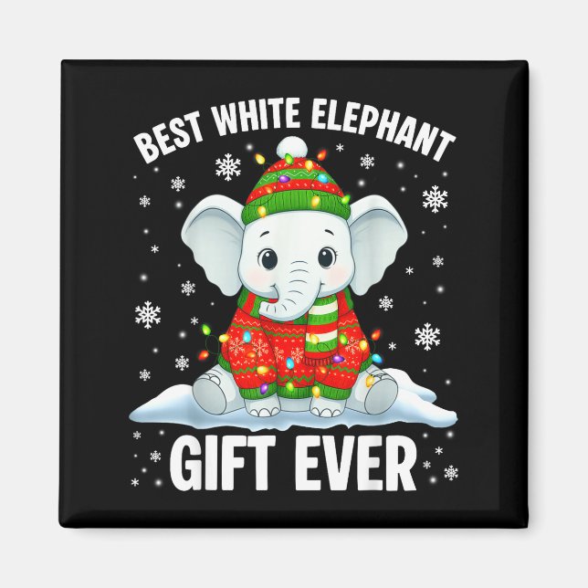 White Elephant Pjs For Adults Under 15 20  Magnet (Front)