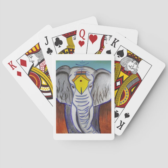 White Elephant Playing Cards (Back)