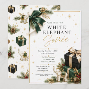 White Elephant Soirée Invitation
