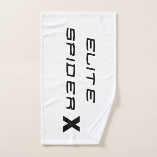 White Elite Spider X Logo Hand Towel