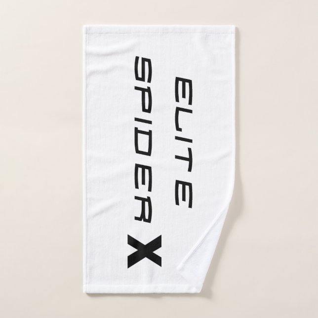 White Elite Spider X Logo Hand Towel (Hand Towel)