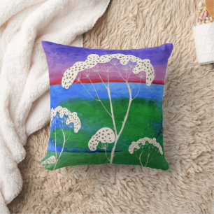 White elm trees cushion