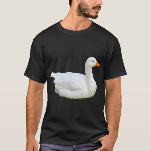 White Emden Goose T-Shirt