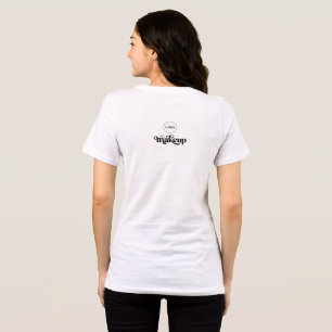 White Employee Your Logo Makeup Artist Tri-Blend Shirt