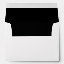 White Envelope, Black Lined