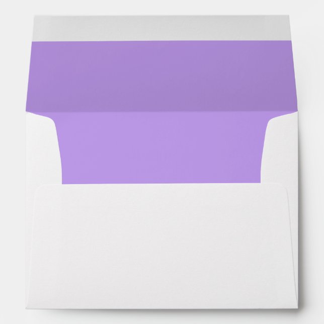 White Envelope, Lilac Liner Envelope (Back (Bottom))