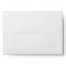 White Envelope, Sky Blue Glitter Lined