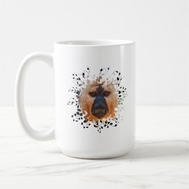 White-faced Saki Coffee Mug (Left)