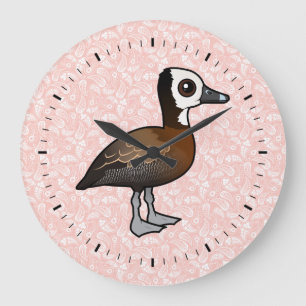 White-faced Whistling-Duck Large Clock