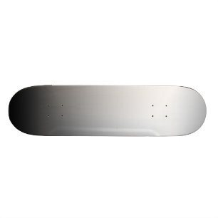 White Fade on Black Fade Skateboard