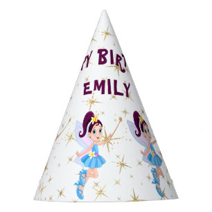 White Fairy Princess Birthday Party Hat