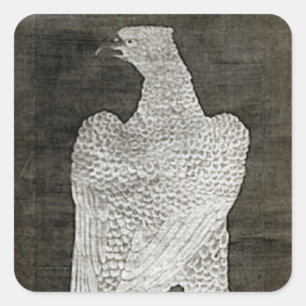 White Falcon - 1644 Square Sticker