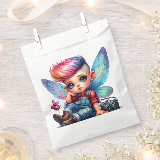 White Favour Bags (Clipped)