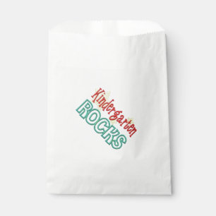 White Favour Bags/Kindergarten Rocks Bag