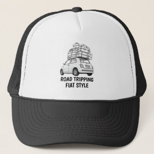 White Fiat Car Hat