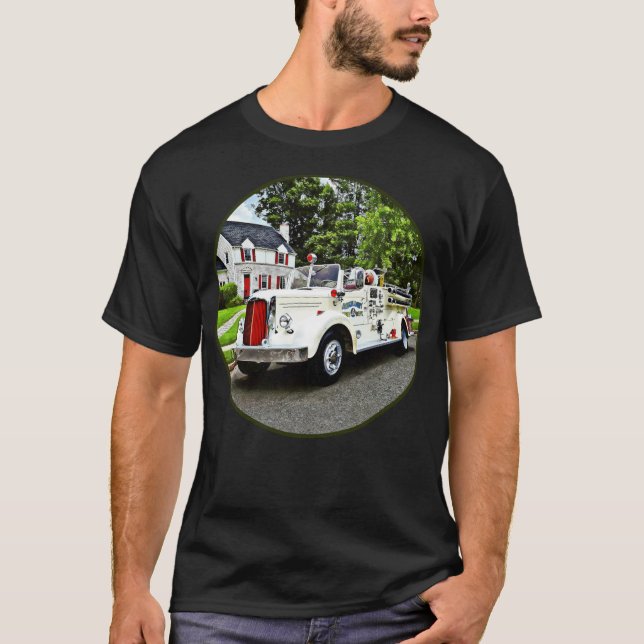 White Fire yoga bisexual  T-Shirt (Front)