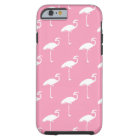 White Flamingo Tropical Flamingos Pink Background