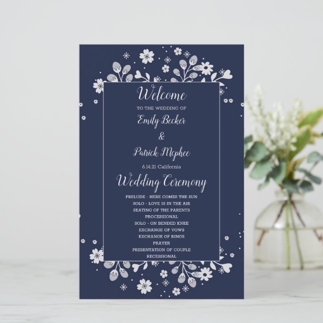 White Floral (Standing Front)