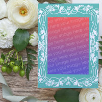 White floral Art Nouveau Mother’s Day